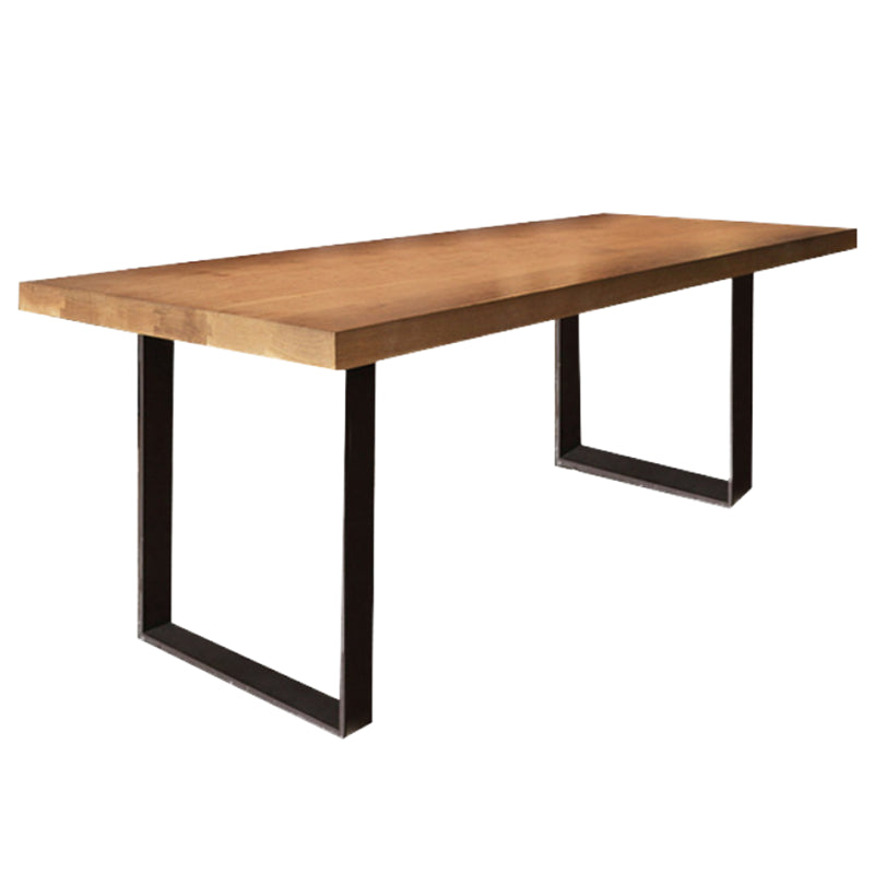 Modern 1/7 Pieces Dining Set Rectangle Pine Wood Dining Table for Dining Room Kitchen