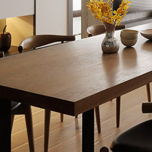 Modern 1/7 Pieces Dining Set Rectangle Pine Wood Dining Table for Dining Room Kitchen