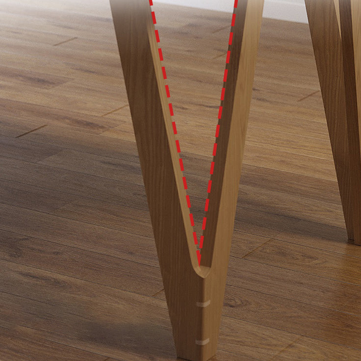 Modern 1/2/3/5/9 Pieces Dining Set Wood Dining Furniture Set in Natural