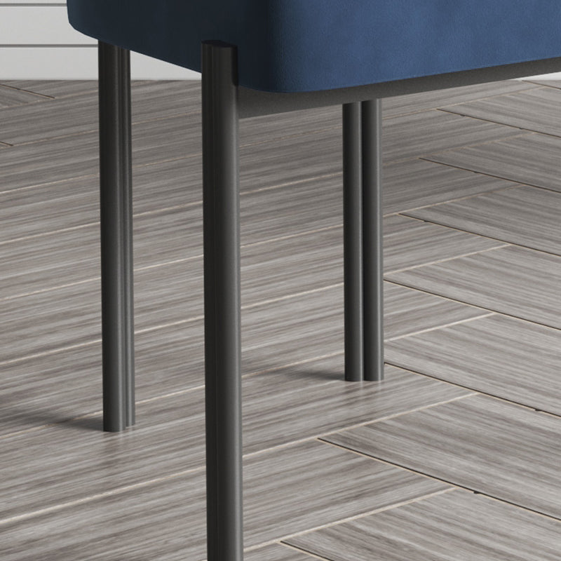 Contemporary Metal Indoor-Outdoor Room Chair Open Back Side Chair