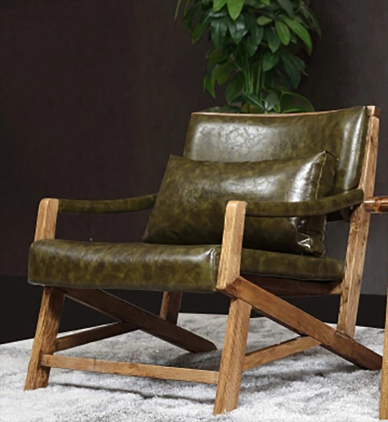 Traditional Style Kitchen Dining Chair Dining Arm Side Chair with Wooden Legs
