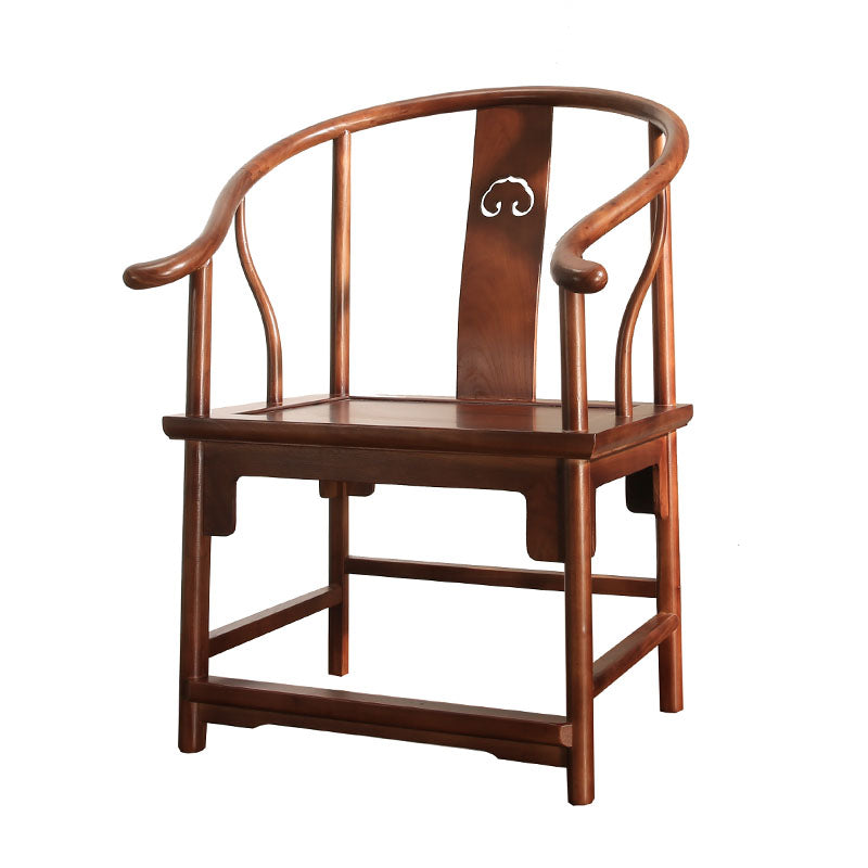 Traditional Style Kitchen Wooden Dining Chairs Dining Arm Side Chairs