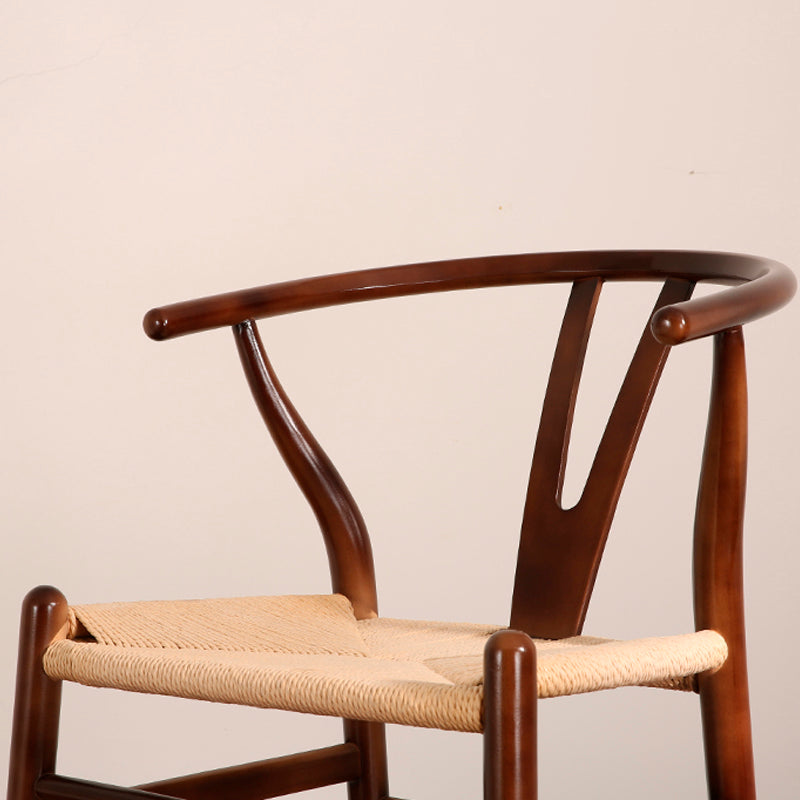 Contemporary Style Dining Wooden Chairs Kitchen Dining Armless Side Chairs