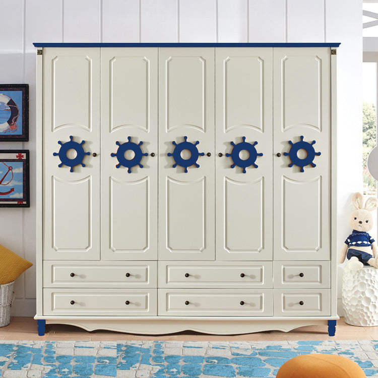 Manufactured Wood Storage Cabinet Coastal Cabinet with Drawers