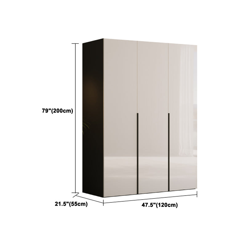 Engineered Wood Wardrobe Closet Contemporary Hinged Wardrobe Armoire