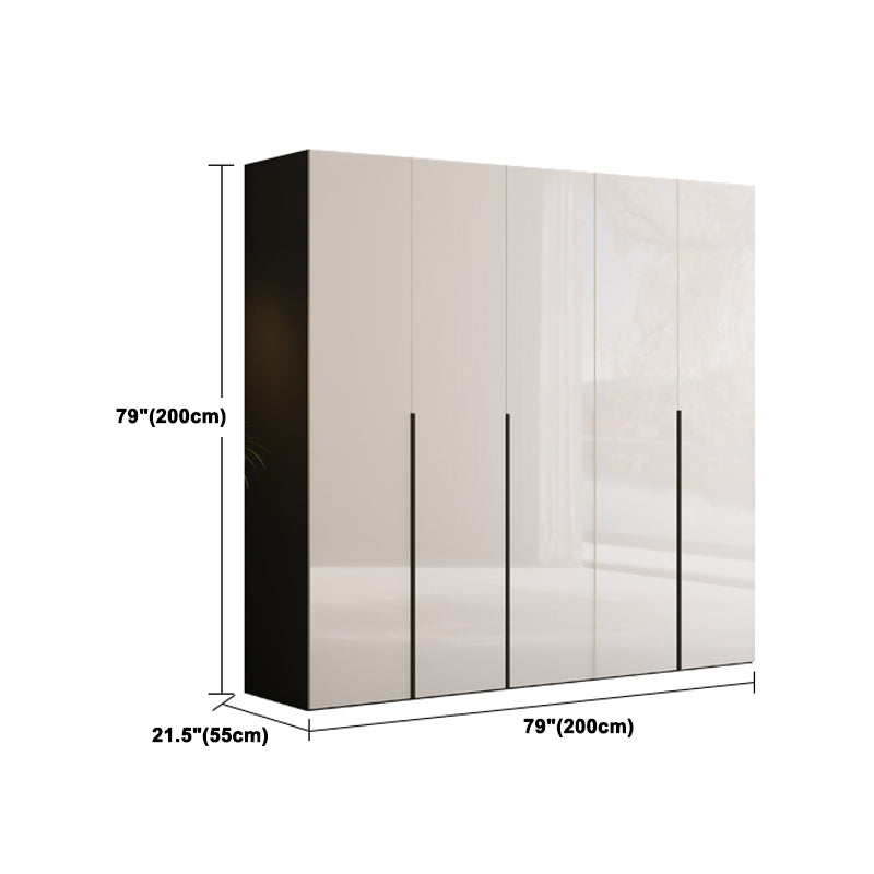 Engineered Wood Wardrobe Closet Contemporary Hinged Wardrobe Armoire