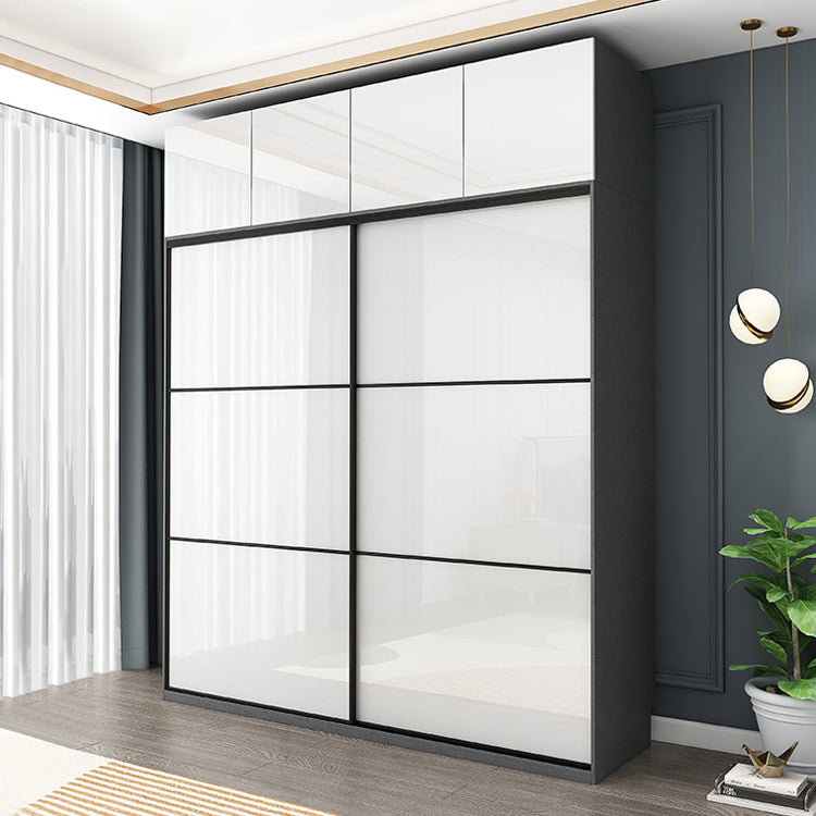 Sliding Engineered Wood Wardrobe Closet Modern Wardrobe Armoire