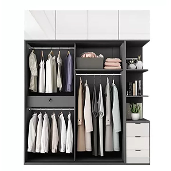 Sliding Engineered Wood Wardrobe Closet Modern Wardrobe Armoire
