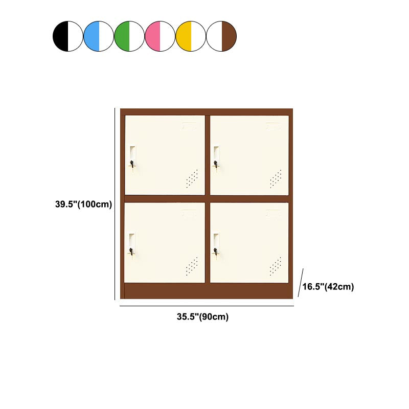 Contemporary Storage Cabinet Non-Hanging Wardrobe Armoire for Home