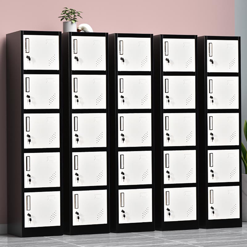 Contemporary Hinged Wardrobe Cabinet Metal Wardrobe Armoire for Home