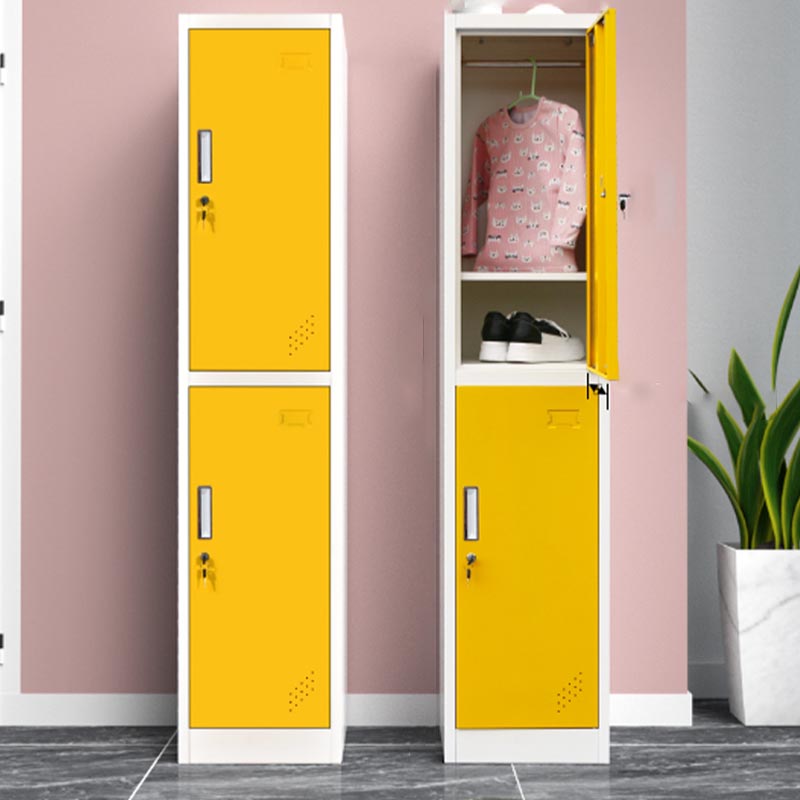 Contemporary Hinged Wardrobe Cabinet Metal Wardrobe Armoire for Home