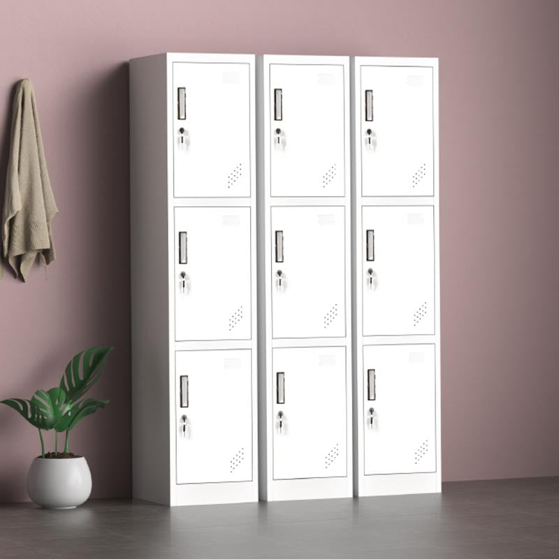 Contemporary Hinged Wardrobe Cabinet Metal Wardrobe Armoire for Home