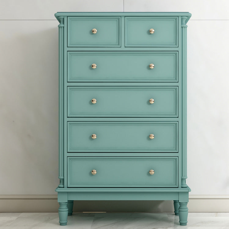 Wood Top Chest with Legs Vertical Dresser with Drawers for Bedroom
