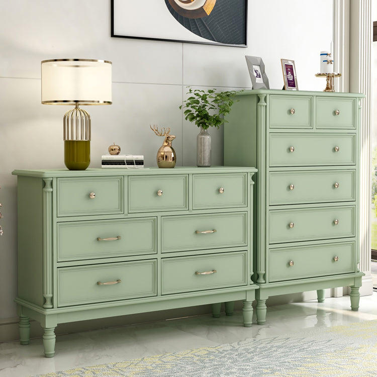 Wood Top Chest with Legs Vertical Dresser with Drawers for Bedroom