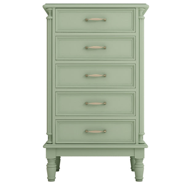 Wood Top Chest with Legs Vertical Dresser with Drawers for Bedroom