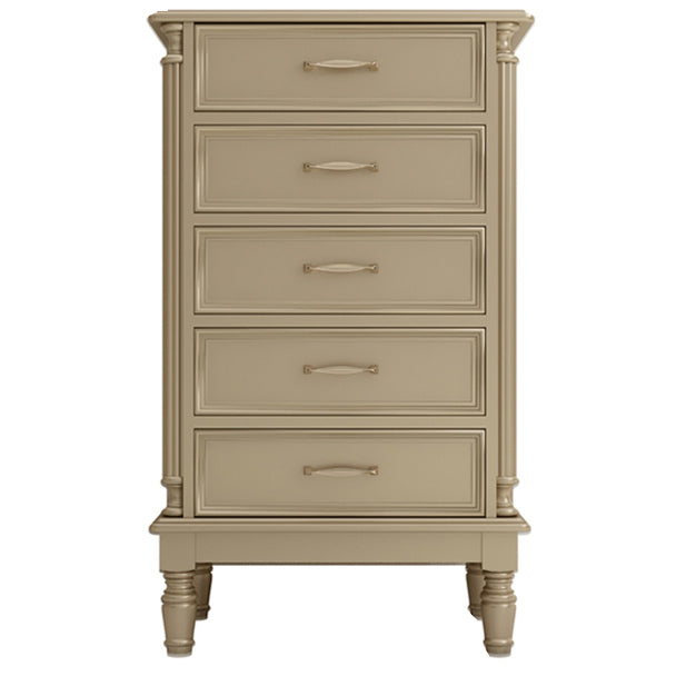 Wood Top Chest with Legs Vertical Dresser with Drawers for Bedroom