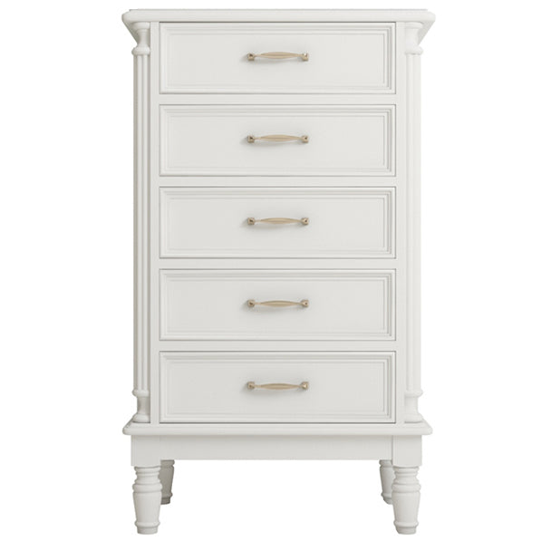 Wood Top Chest with Legs Vertical Dresser with Drawers for Bedroom