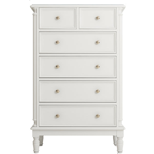Wood Top Chest with Legs Vertical Dresser with Drawers for Bedroom