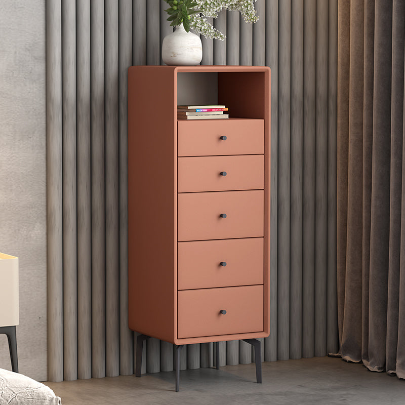 Lingerie Chest Metal Legs Contemporary Chest with Drawers for Bedroom