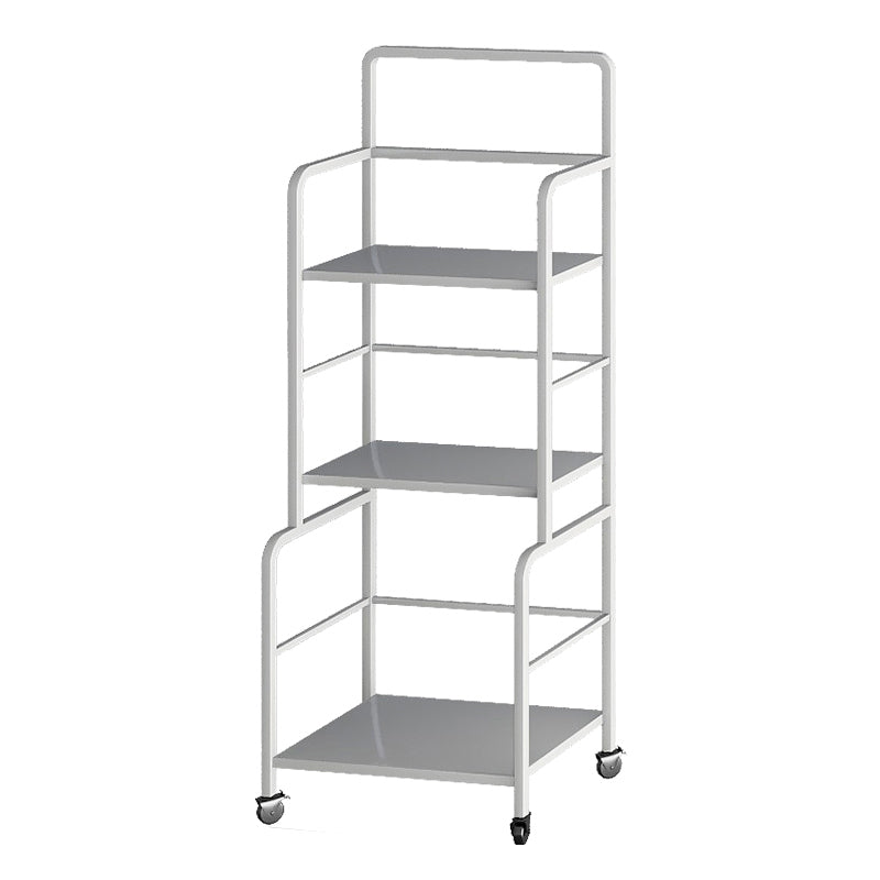Etagere Iron Bookshelf Open Back Modern Bookcase With Rectangular Shelves