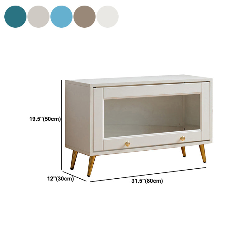 Urban Closed Back Standard Wood Shelf Bookcase for Living Room