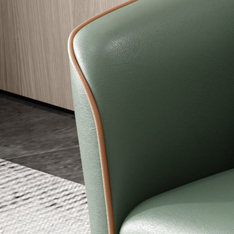 25.98" Wide Tuxedo Arm Sofa Stain Resistant Standard Sofa with 2 Pillow