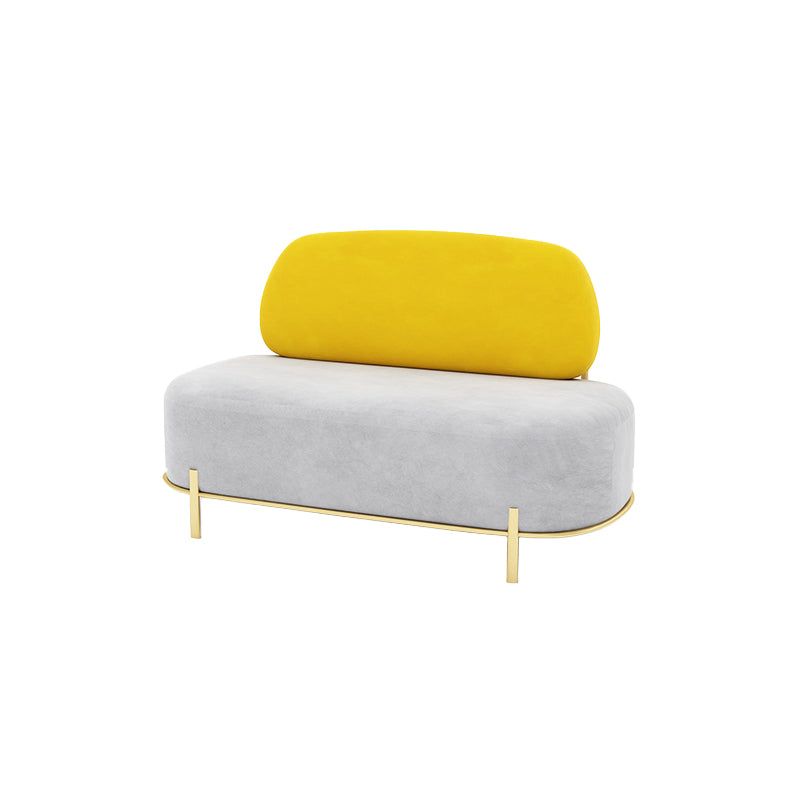 Contemporary Armless Sofa with Tight Back for Apartment Sofa