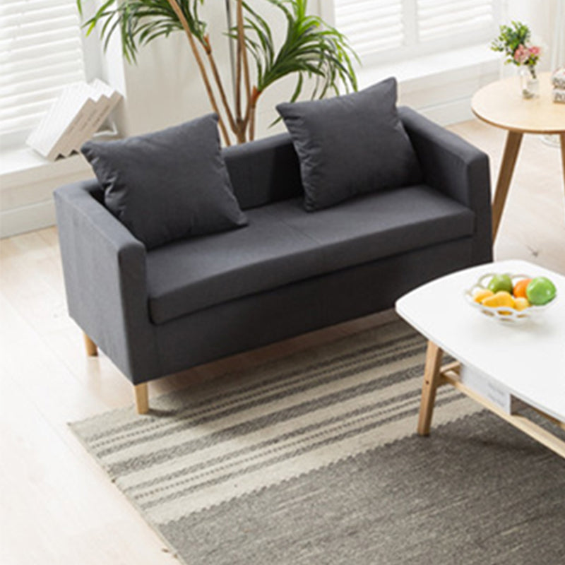 Contemporary Loose Back Standard Square Arm Slipcovered Seating