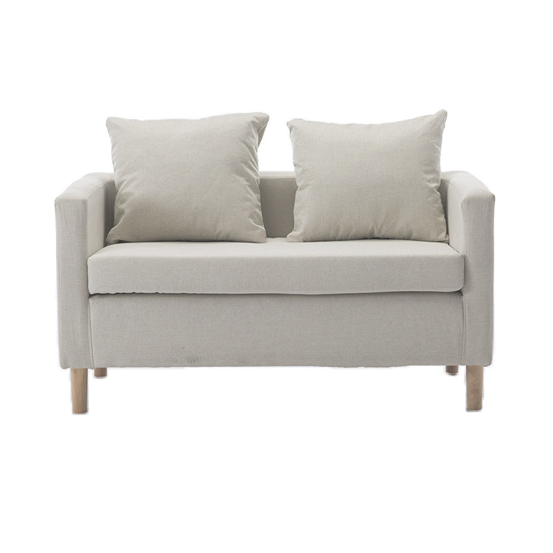 Contemporary Loose Back Standard Square Arm Slipcovered Seating