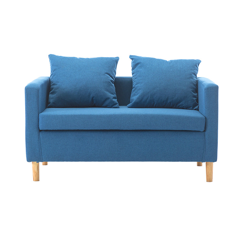 Contemporary Loose Back Standard Square Arm Slipcovered Seating
