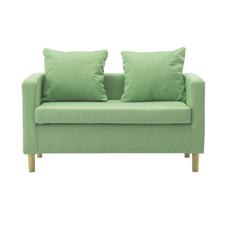 Contemporary Loose Back Standard Square Arm Slipcovered Seating
