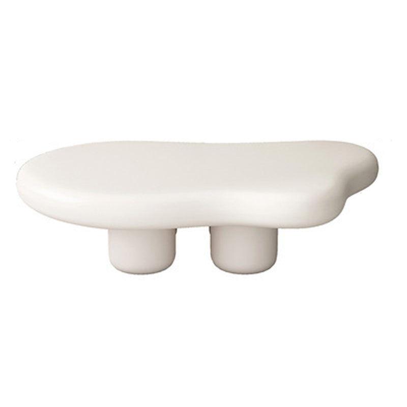 Solid Wood 4 Legs Coffee Table Minimalist Modern Coffee Table
