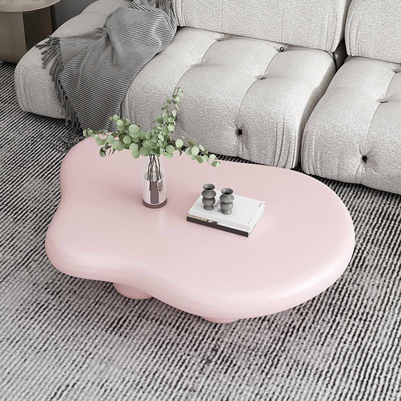 Solid Wood 4 Legs Coffee Table Minimalist Modern Coffee Table