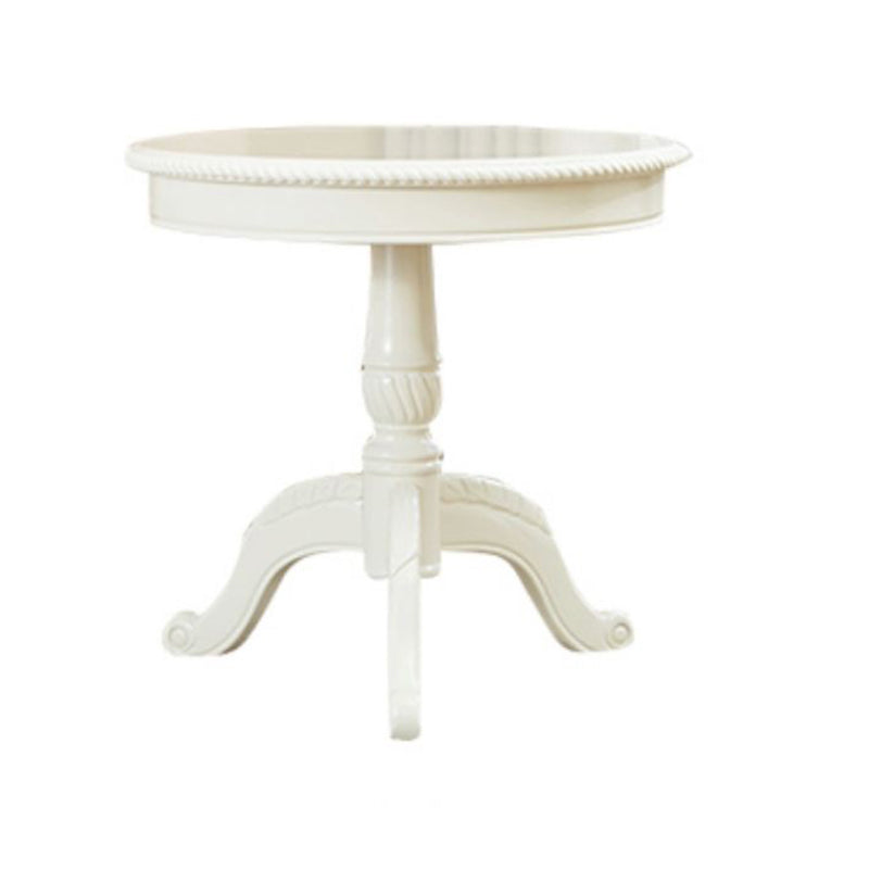 French Country Style Round Old Solid Wood Table 3 Legs Coffee Table