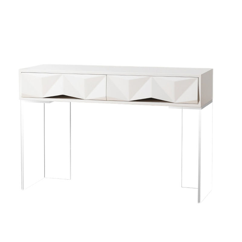 Modern Makeup Dressing Table Stool Set with 1/2 Storage Drawers