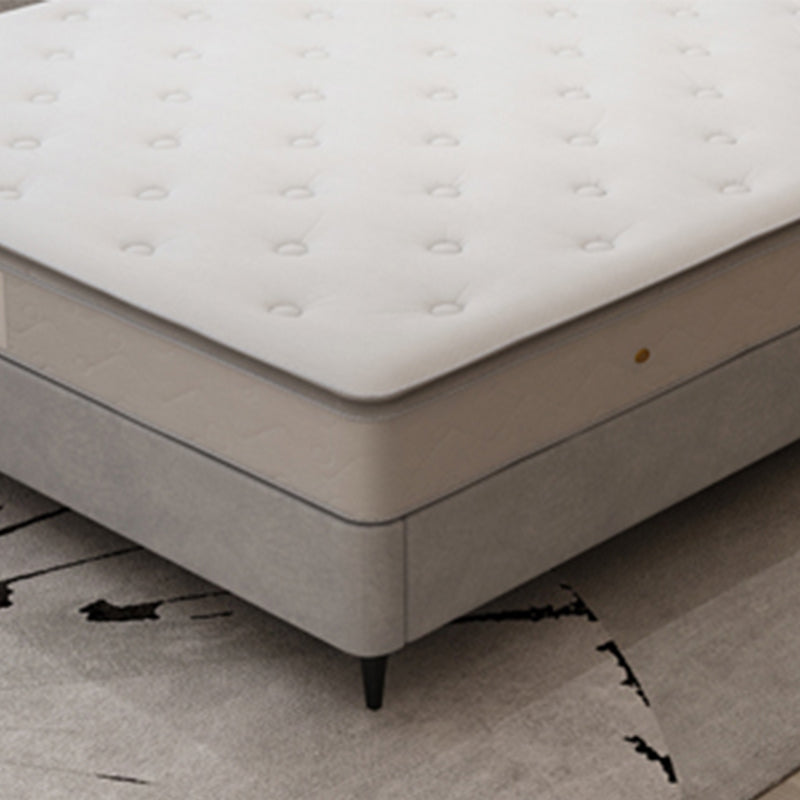 Contemporary Upholstered Wooden Bed Frame , 9.84" Platform Bed