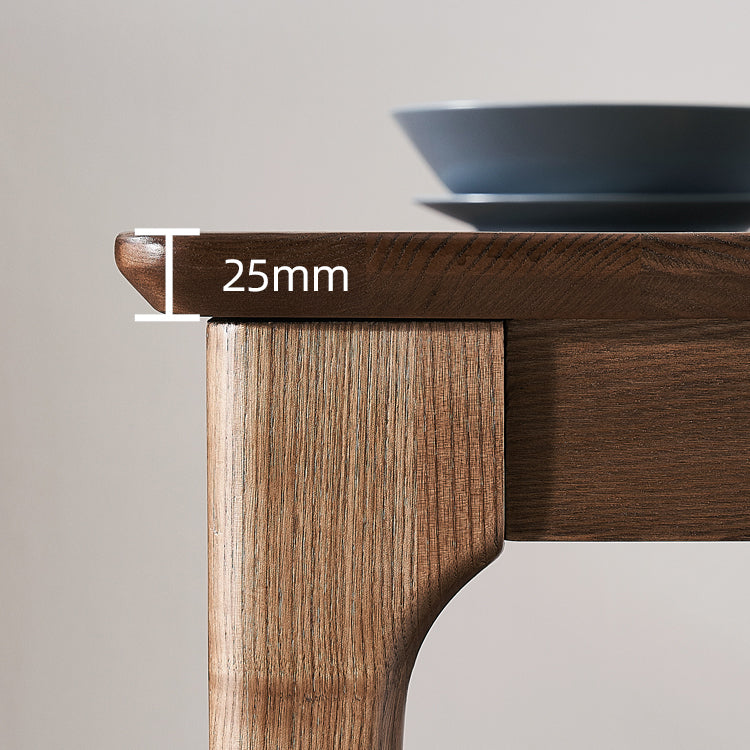 Rectangle Dining Site Table Simplicity Style Solid Wood Table with 4-foot