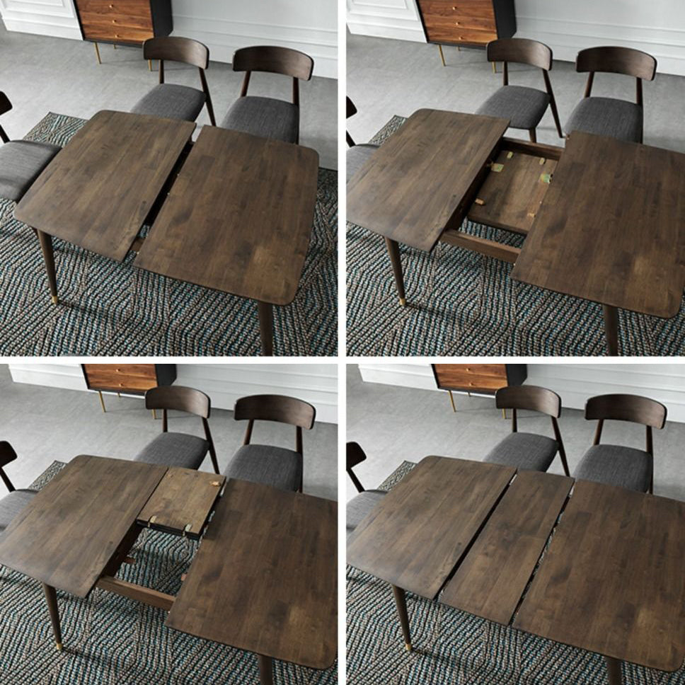 Traditional Luxury Furniture Rectangle Solid Wood Dining Site Table for Home