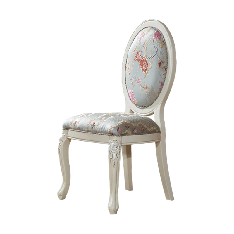 Victorian Style Kitchen Wooden Chair Dining Armless Side Chairs