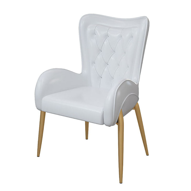 Nordic Style Metal Dining Chairs Upholstered Side Chair for Restaurant Use