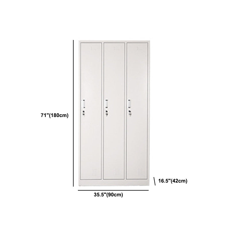 Hinged Wardrobe Cabinet Contemporary Metal Wardrobe Armoire for Bedroom