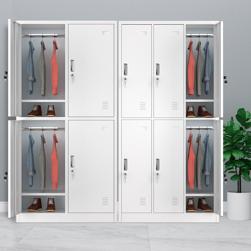Metal Wardrobe Cabinet Contemporary Hinged Wardrobe Closet for Home