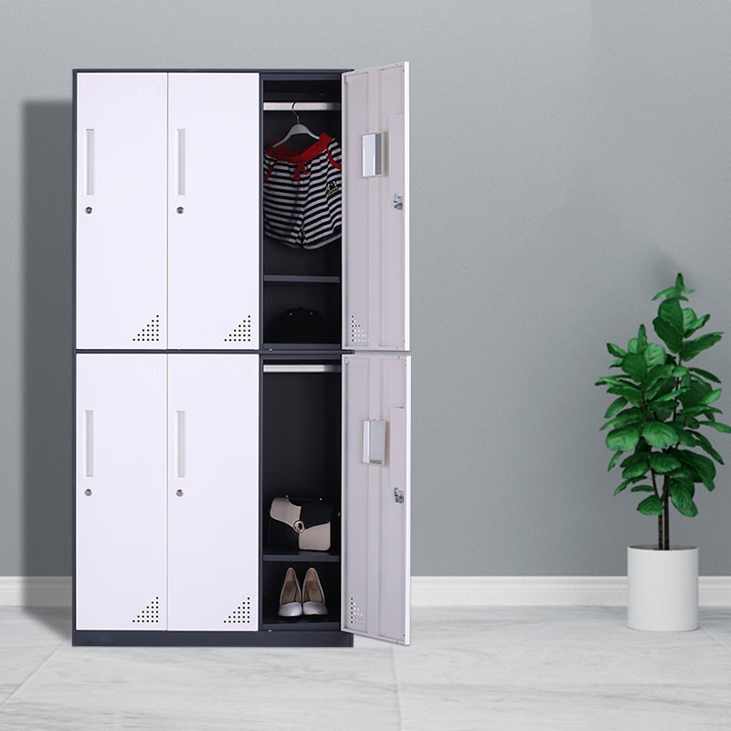 Metal Wardrobe Cabinet Contemporary Hinged Wardrobe Closet for Home
