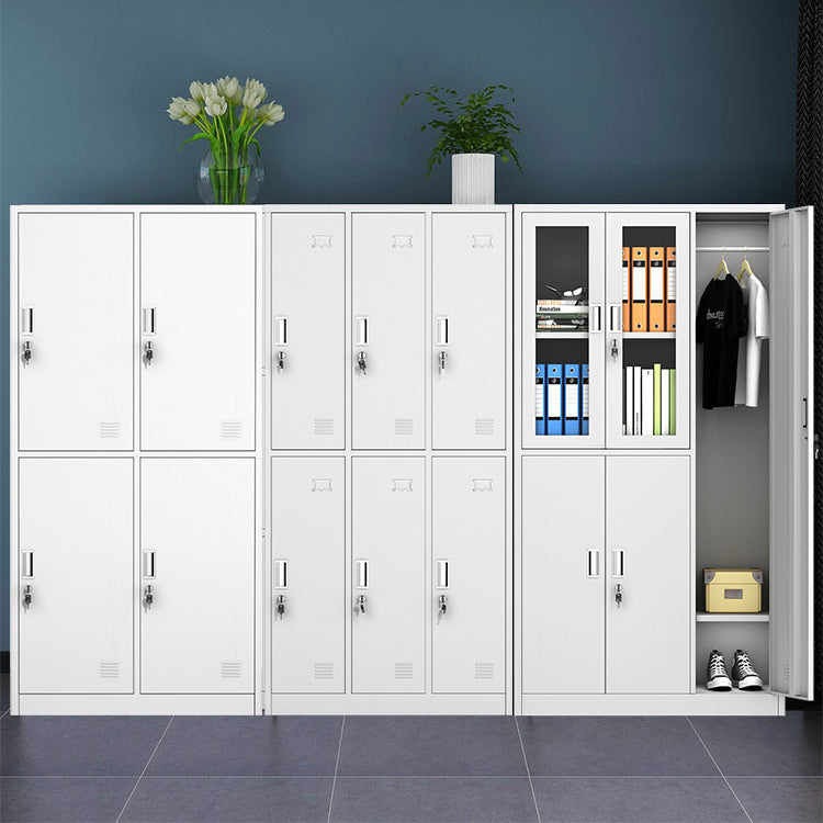 Metal Wardrobe Cabinet Contemporary Hinged Wardrobe Closet for Home