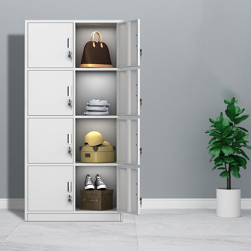 Metal Wardrobe Cabinet Contemporary Hinged Wardrobe Closet for Home