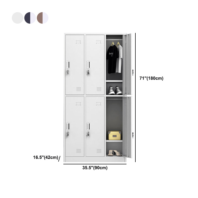 Metal Wardrobe Cabinet Contemporary Hinged Wardrobe Closet for Home