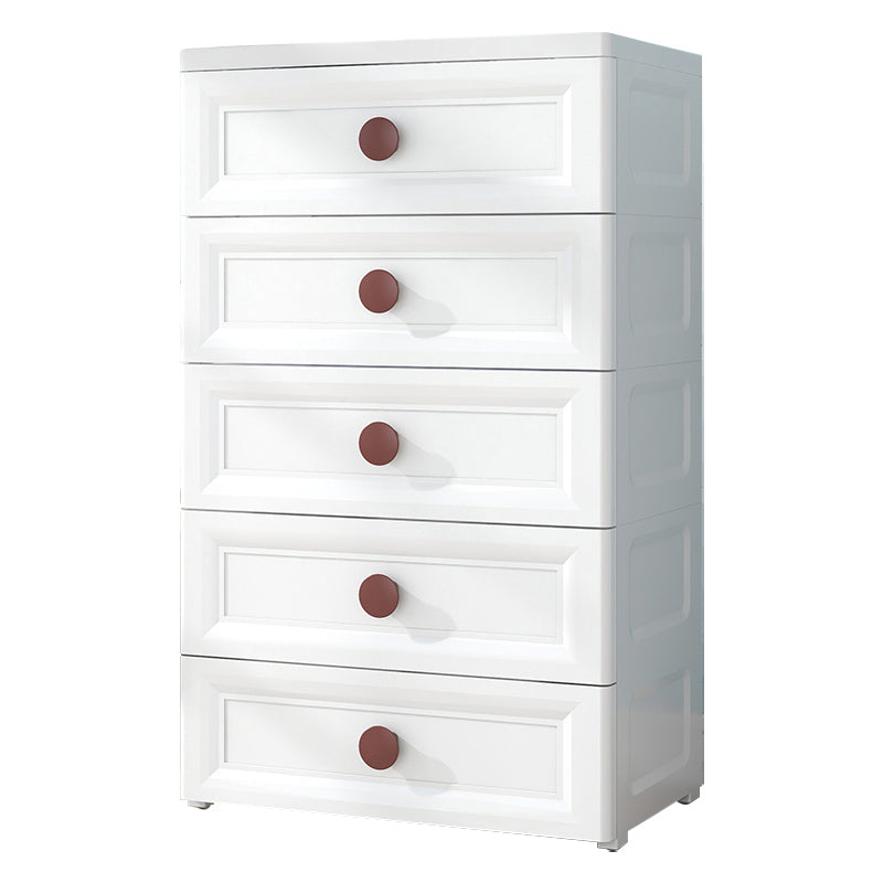 Contemporary Style Non-Hanging Armoire Plastic Home Storage Cabinet