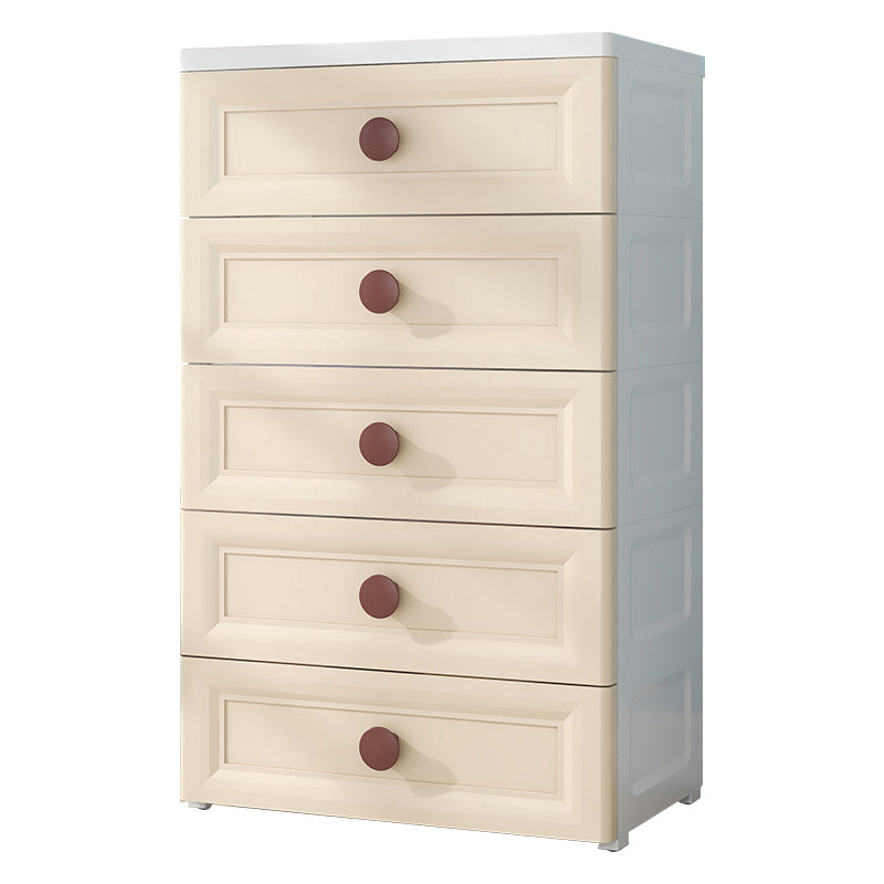 Contemporary Style Non-Hanging Armoire Plastic Home Storage Cabinet