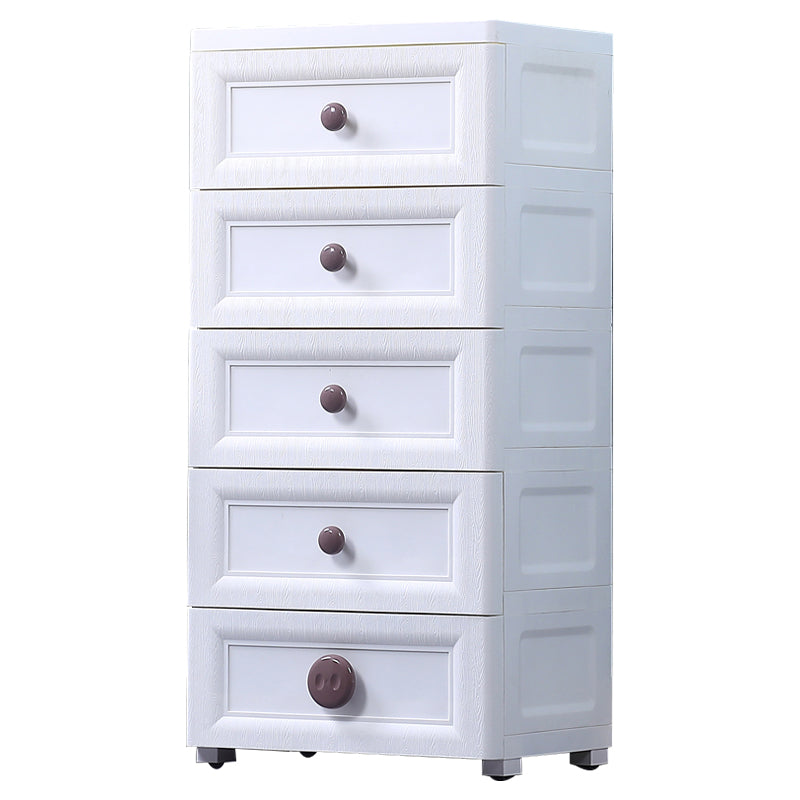 Contemporary Style Non-Hanging Armoire Plastic Home Storage Cabinet