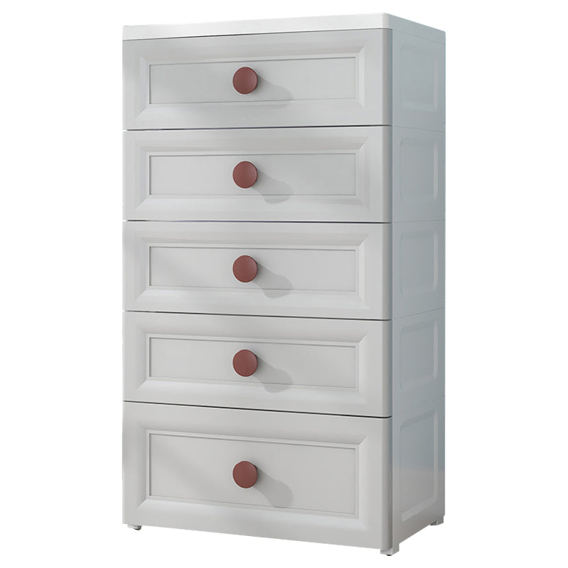 Contemporary Style Non-Hanging Armoire Plastic Home Storage Cabinet